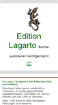 Mobile Screenshot of edition-lagarto.ch